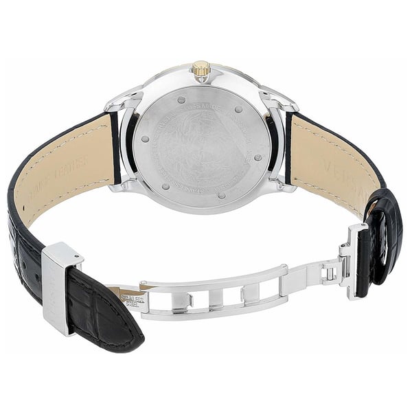 Versace Univers Black Leather Strap Men's Watch VEBK00218 - Dawson Watches #3