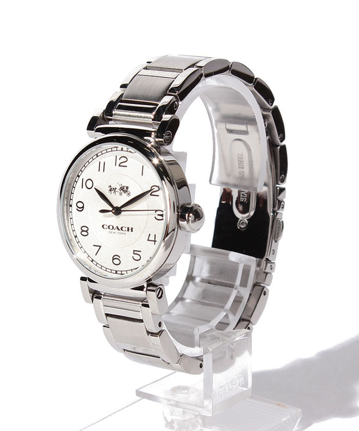Coach Madison Silver White Dial Women's Watch 14502394 - Dawson Watches #2