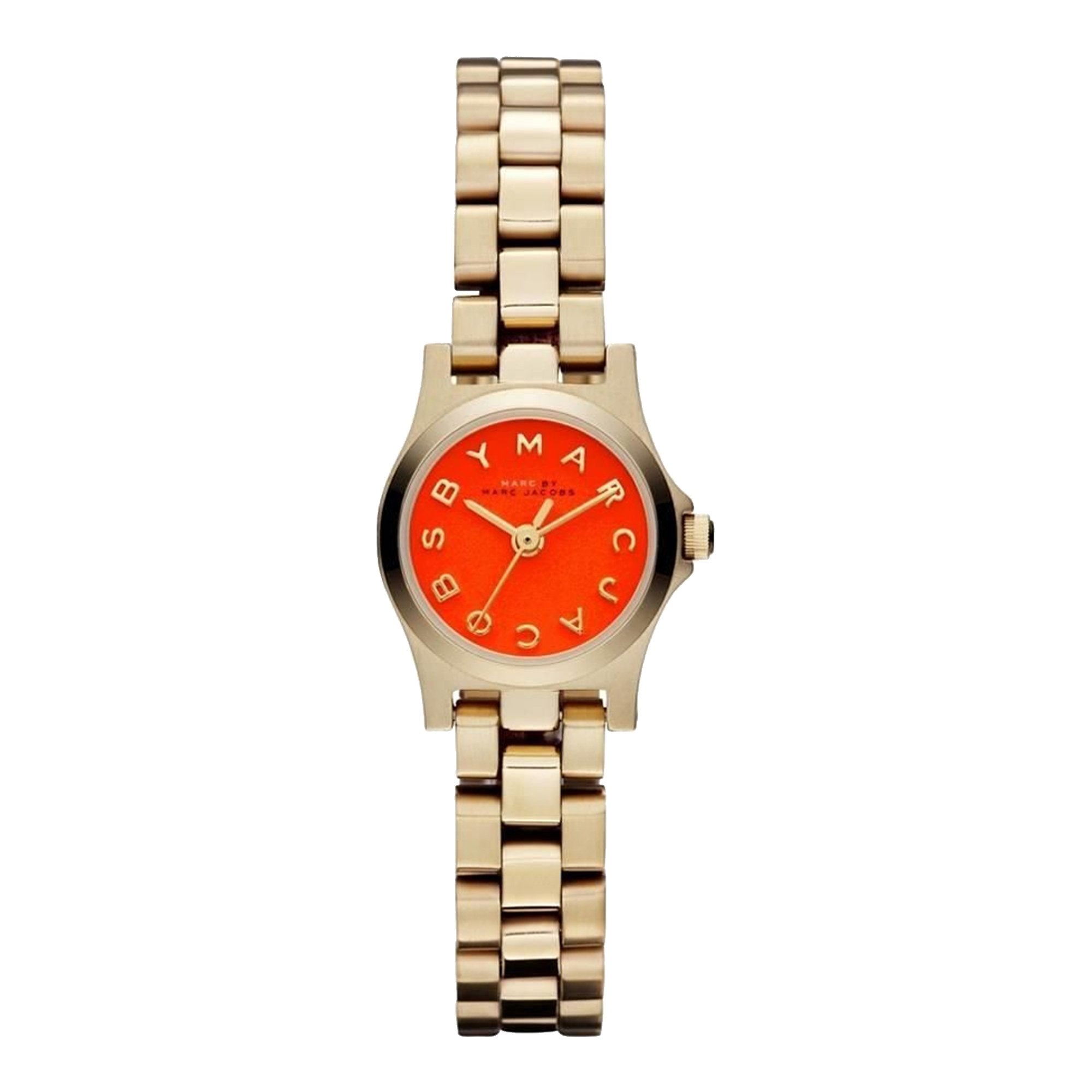 Marc By Marc Jacobs Henry Dinky Orange Dial Ladies Watch MBM3202 - Watches of Australia