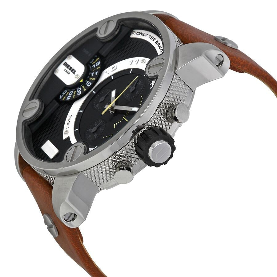 DIESEL SBA Dual Time Chronograph Stainless Steel Men's Watch DZ7264