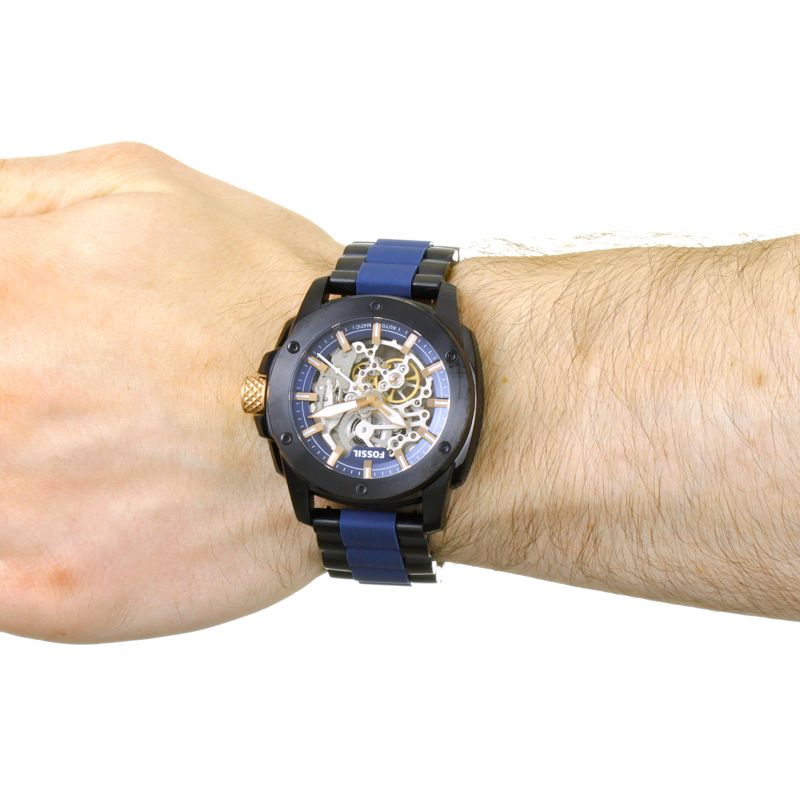 Fossil Modern Machine Automatic Skeleton Dial Men's Watch ME3133