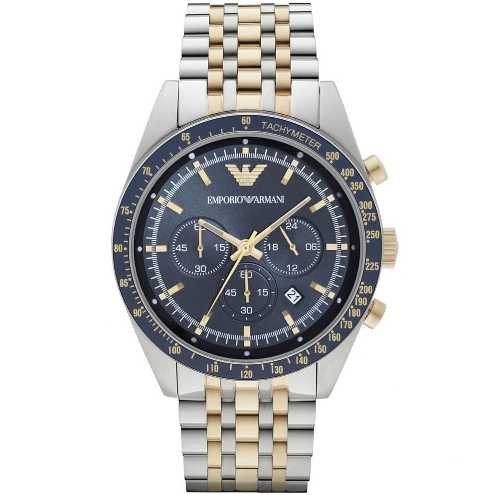 Emporio Armani Navy Chronograph Blue Dial Watch - AR6088