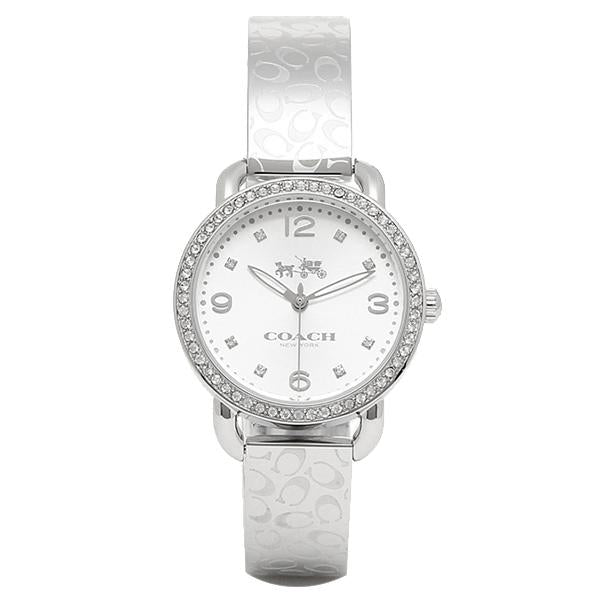 Coach Delancey Classic All Silver Diamond Ladies Watch 14502353