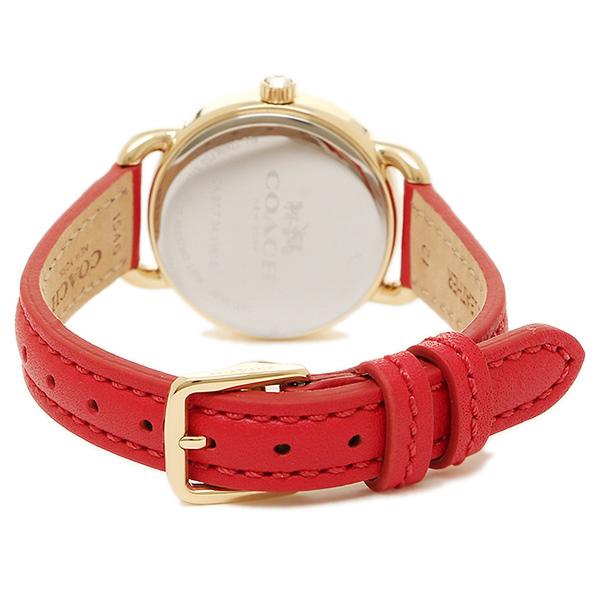 Coach Delancey White Dial Leather Strap Ladies Watch 14502452