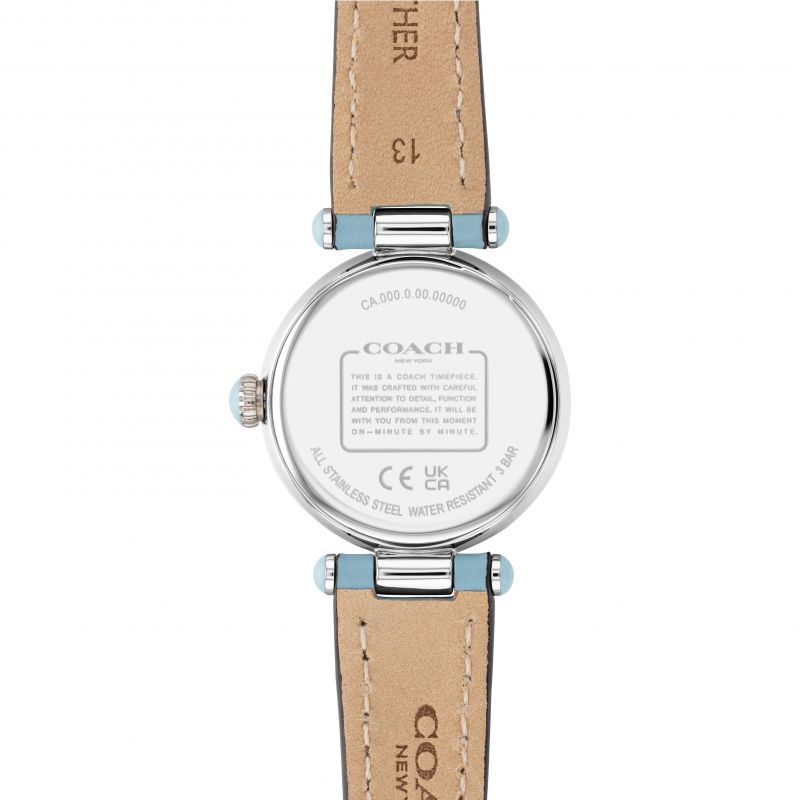 Coach Cary Blue Leather Strap Women's Watch 14503895 - Dawson Watches #3