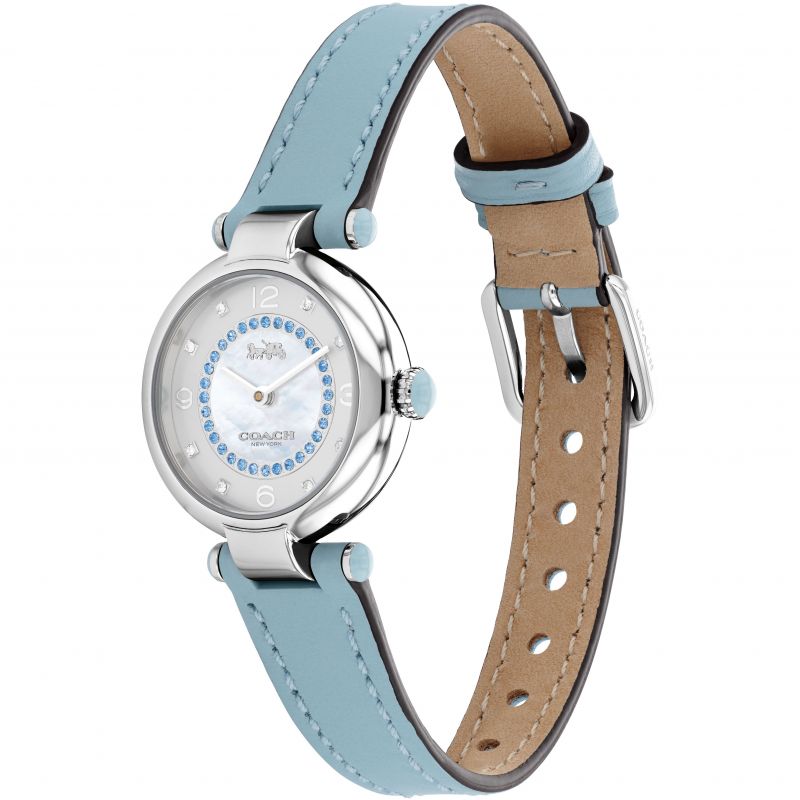 Coach Cary Blue Leather Strap Women's Watch 14503895 - Dawson Watches #2