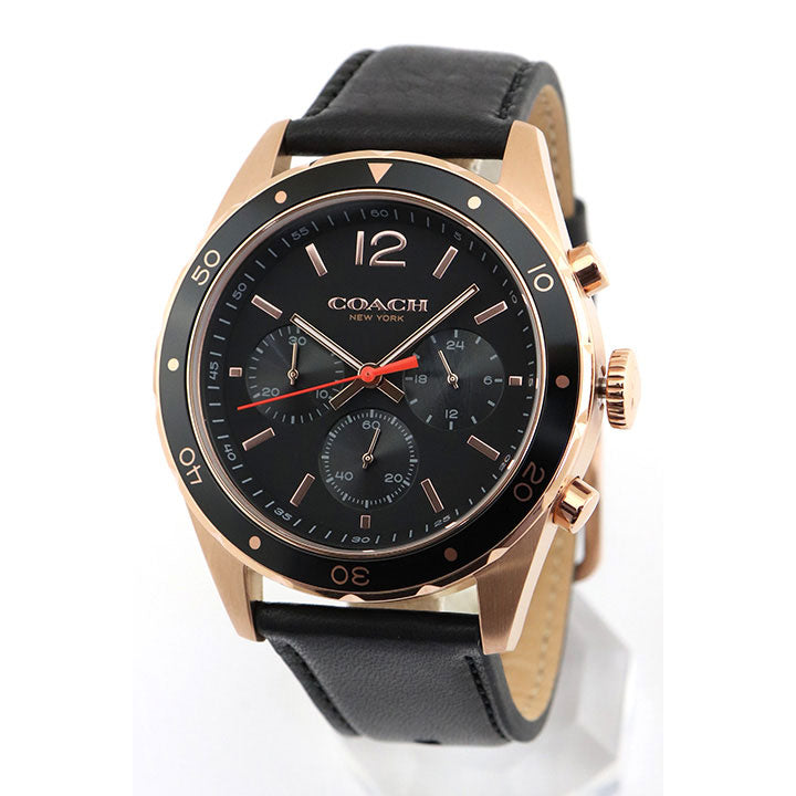 Coach Sullivan Black Strap Chronograph Men's Watch 14602087 - Dawson Watches #2