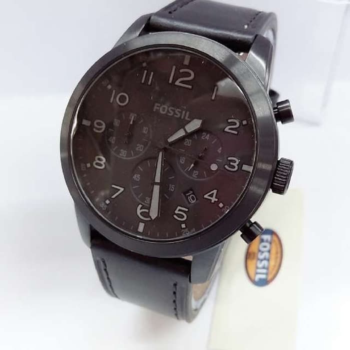 Fossil Pilot 54 Chronograph Black Dial Men's Watch FS5157