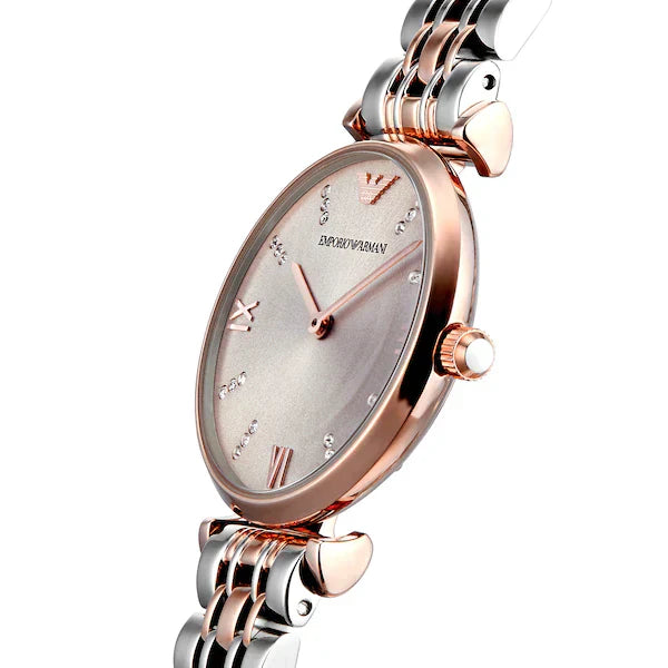 Emporio Armani Classic Grey Dial Ladies Watch AR1840