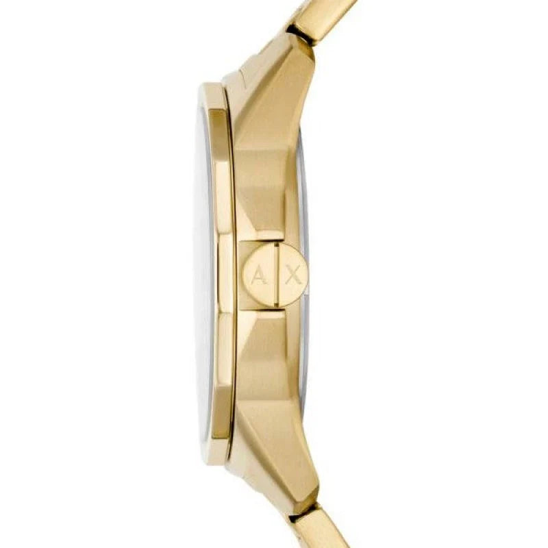 Armani Exchange Banks Day-Date Gold Men's Watch - AX1734