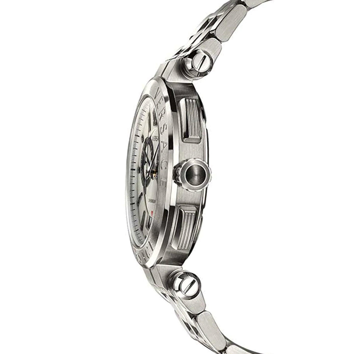 Versace V-Racer Chronograph Silver Men's Watch VBR040017 - Dawson Watches #2