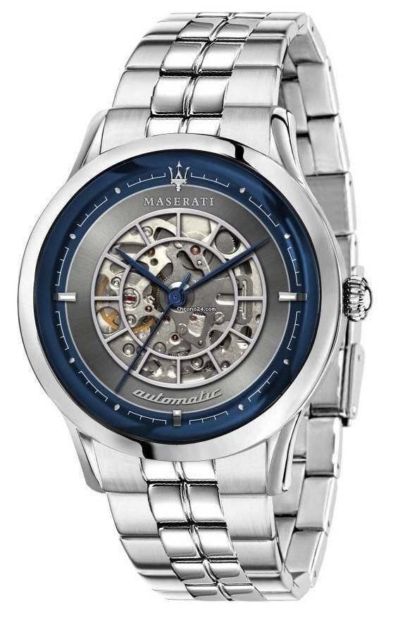 Maserati Ricordo Automatic Grey Skeleton Dial Men's Watch R8823133005