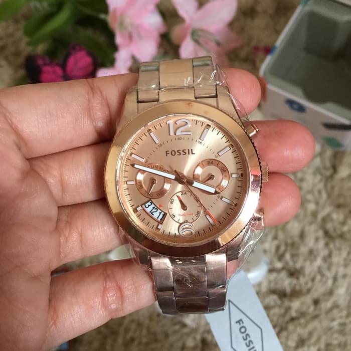 Fossil Perfect Boyfriend Multifunction Rose Gold Watch ES3885