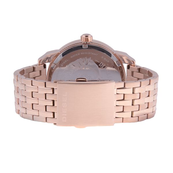 Diesel Mini Daddy DZ7318 316L rose-gold stainless steel 3ATM (30m) water resistant Dual time zones (GMT)
