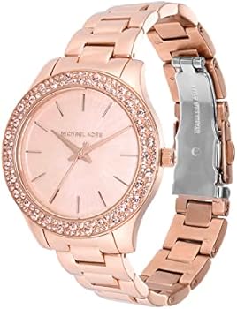 Michael Kors Lilane Quartz Rose Gold Dial Rose Gold Steel Strap Watch For Women - MK1068 mk1068 - Image 2