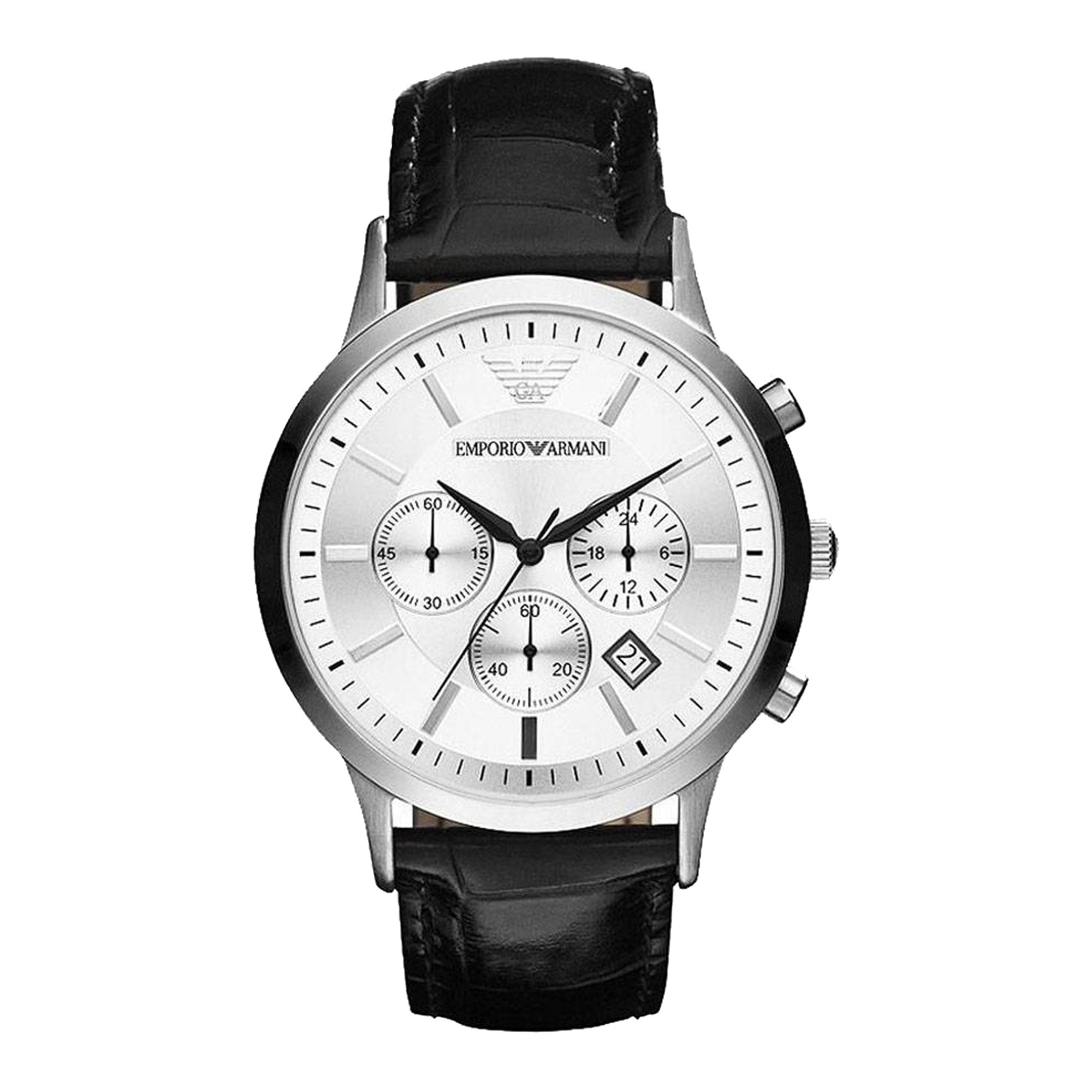 Emporio Armani Classic Chronograph Silver Dial Men's Watch AR2432