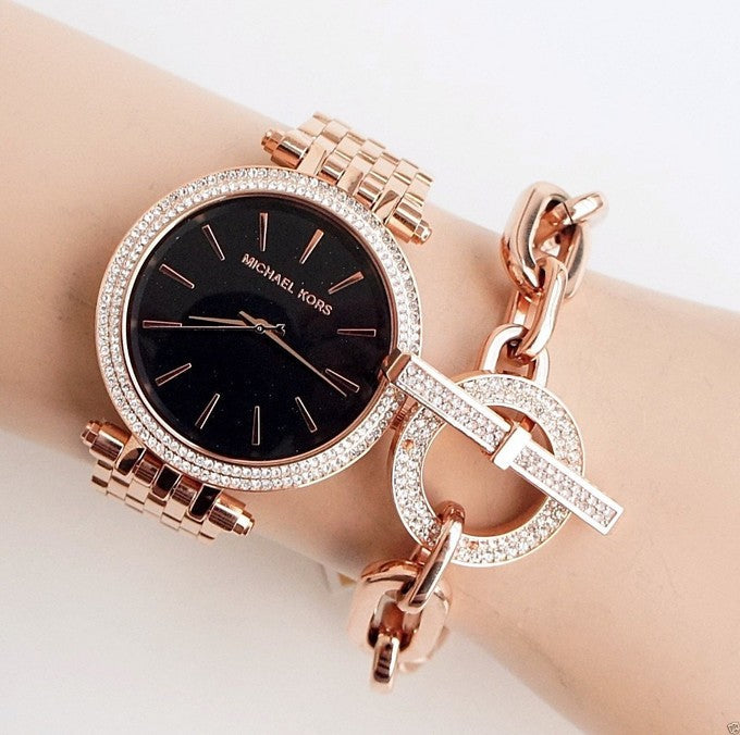 Michael Kors Darci Rose Gold-tone Stainless Steel Ladies Watch MK3402