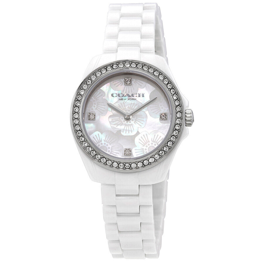 Coach Preston Quartz Mother of Pearl Dial Ladies Watch 14503661