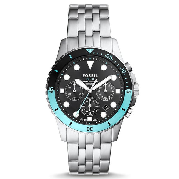 Fossil FB-01 Chronograph Quartz Black Dial Men's Watch FS5827