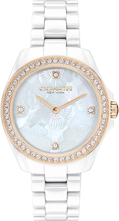 Coach Preston Quartz Mother of Pearl Dial Ladies Watch 14503662