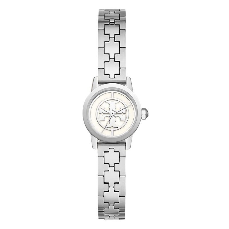 TORY BURCH REVA WOMEN'S SILVER TONE SLIM STAINLESS STEEL Women's Watch TBW4044 - Image 1