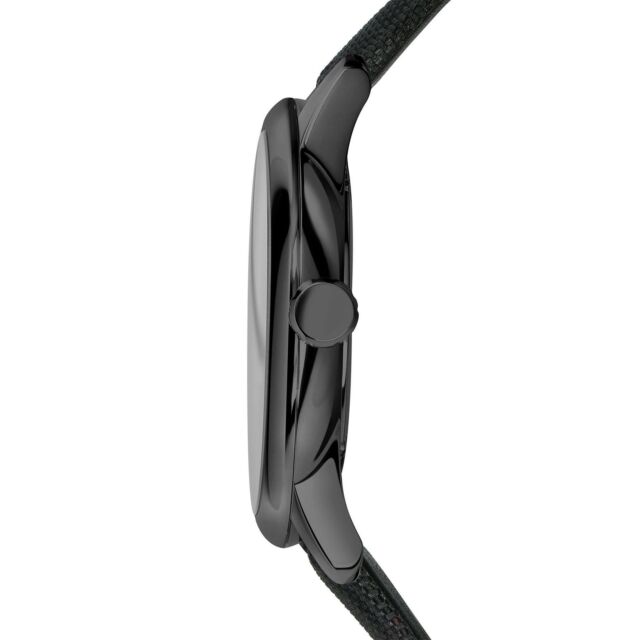 Burberry Men’s Swiss Made Leather Strap Black Dial Men's Watch BU10010 - Kiwi Watches #2