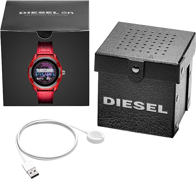 Diesel Red Fadelite Unisex Smartwatch DZT2019 - Dawson Watches #6
