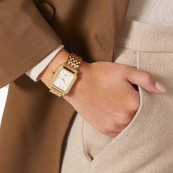 Tory Burch Robinson Gold Stainless Steel Women's Watch TBW1500 - Image 5