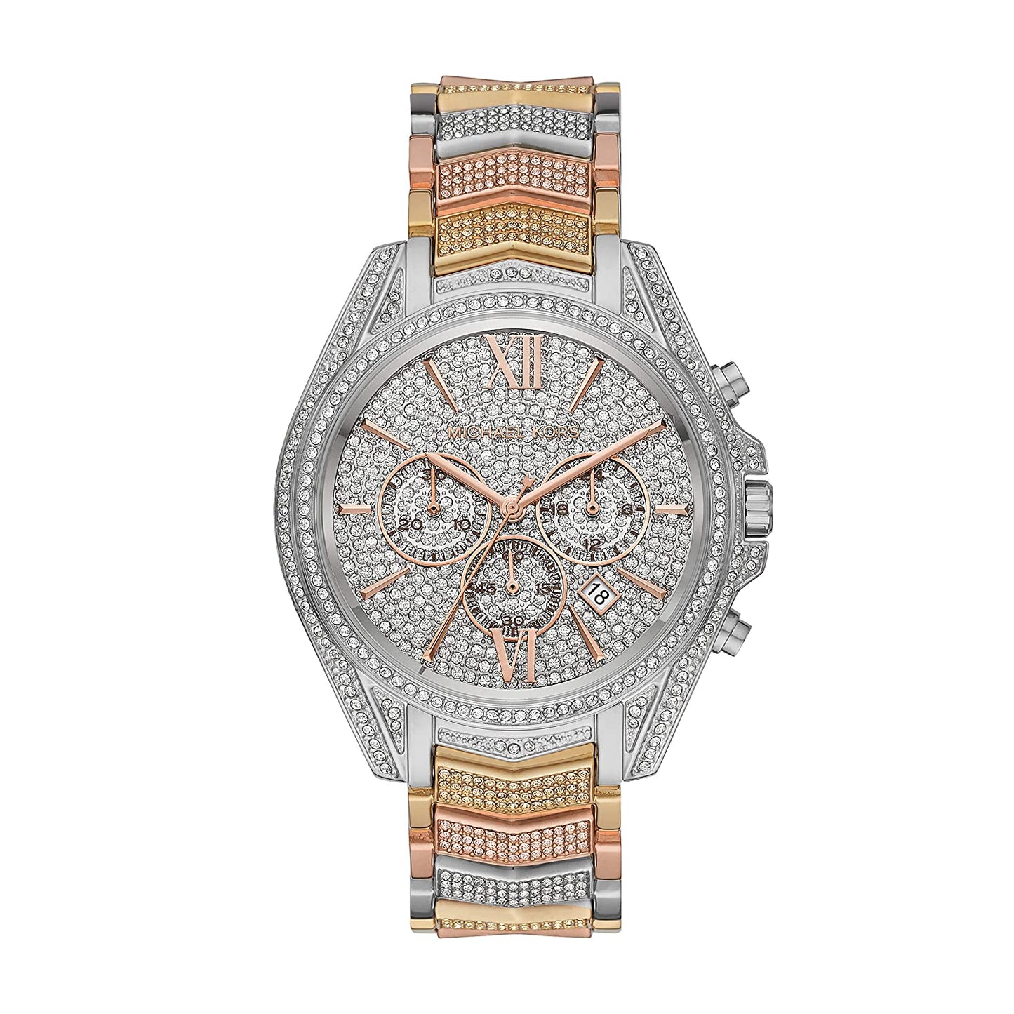 Michael Kors Whitney Tri-tone Pave Women's Watch MK6741 - Dawson Watches