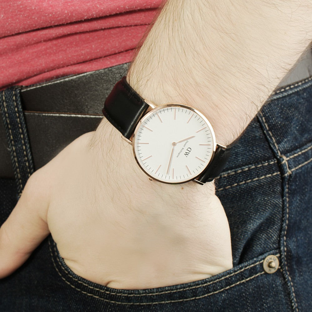 Daniel Wellington Sheffield 40mm Men's Gold Watch DW00100007