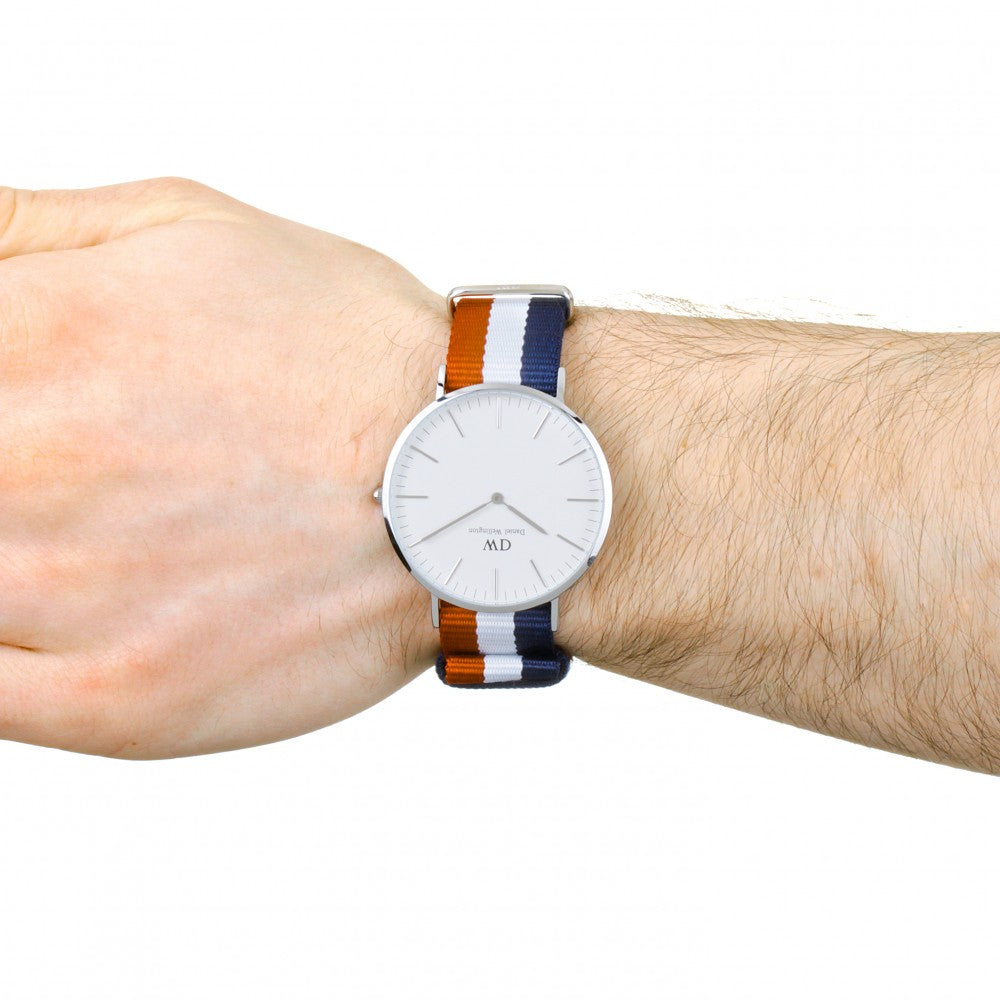 Daniel Wellington Cambridge 40mm Men's Silver Watch DW00100017