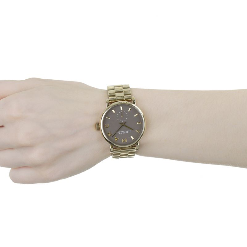 Marc by Marc Jacobs Grey Baker Grey Dial Ladies Watch MBM3281