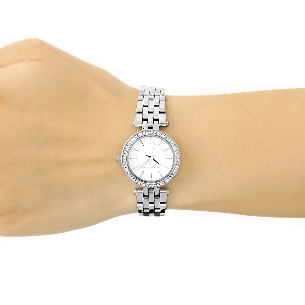 Michael Kors Petite Darci Silver Ladies Watch MK3294