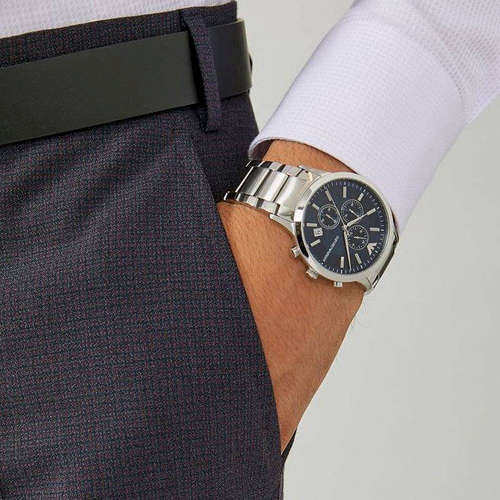 Emporio Armani Chronograph Blue Dial Men's Watch AR11164