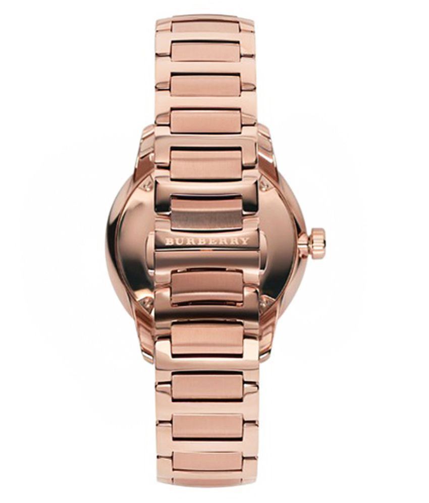 Burberry Men’s Swiss Made Stainless Steel Rose Gold Dial Men's Watch BU10013 - Kiwi Watches #3