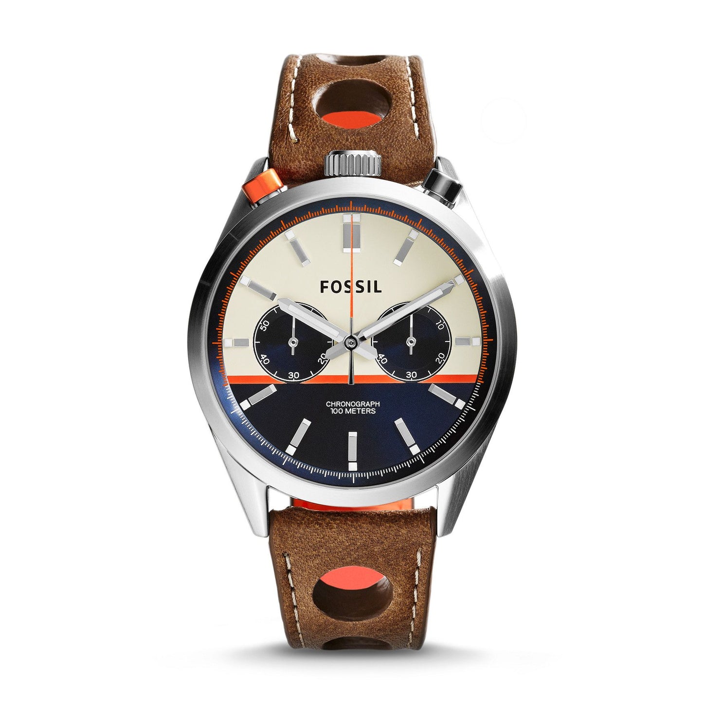 Fossil Del Rey Analog Display Analog Quartz Brown Men's Watch CH2973