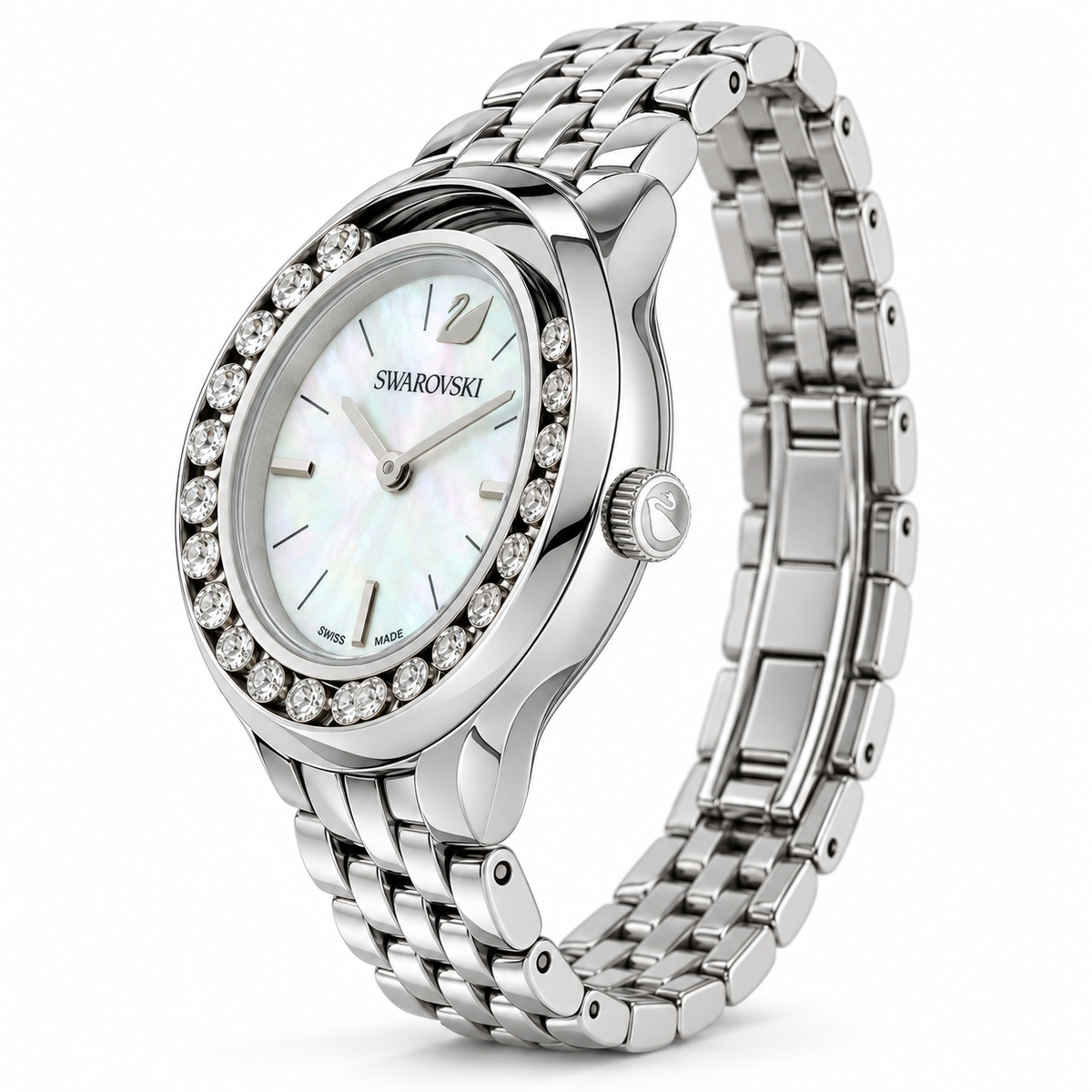 Swarovski Lovely Crystals Mini Crystals Silver Dial Silver Steel Women's Watch 5242901