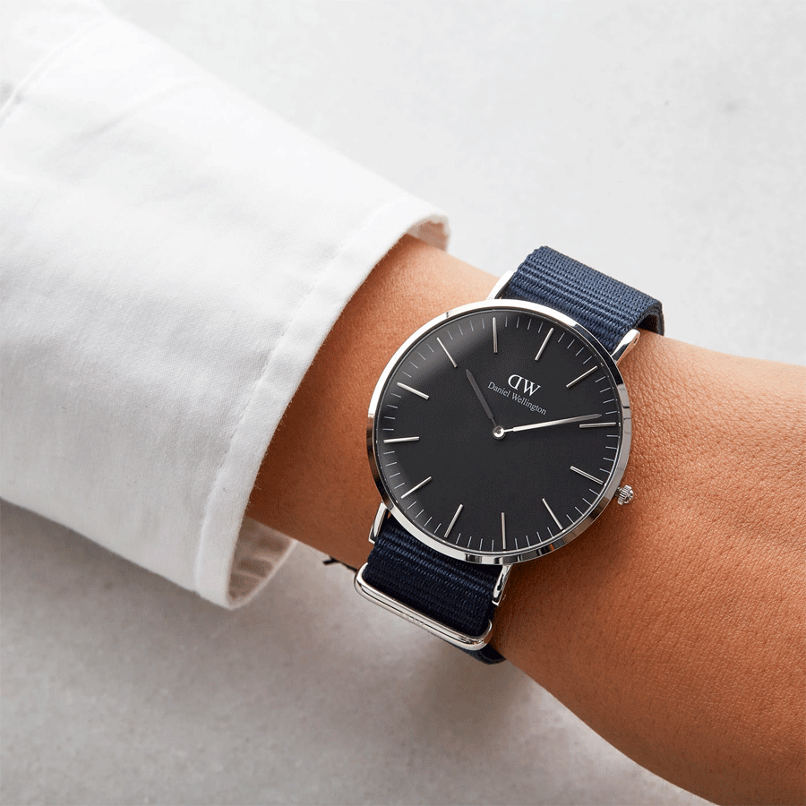 Daniel Wellington Bayswater 40mm Men's Silver Watch DW00100278