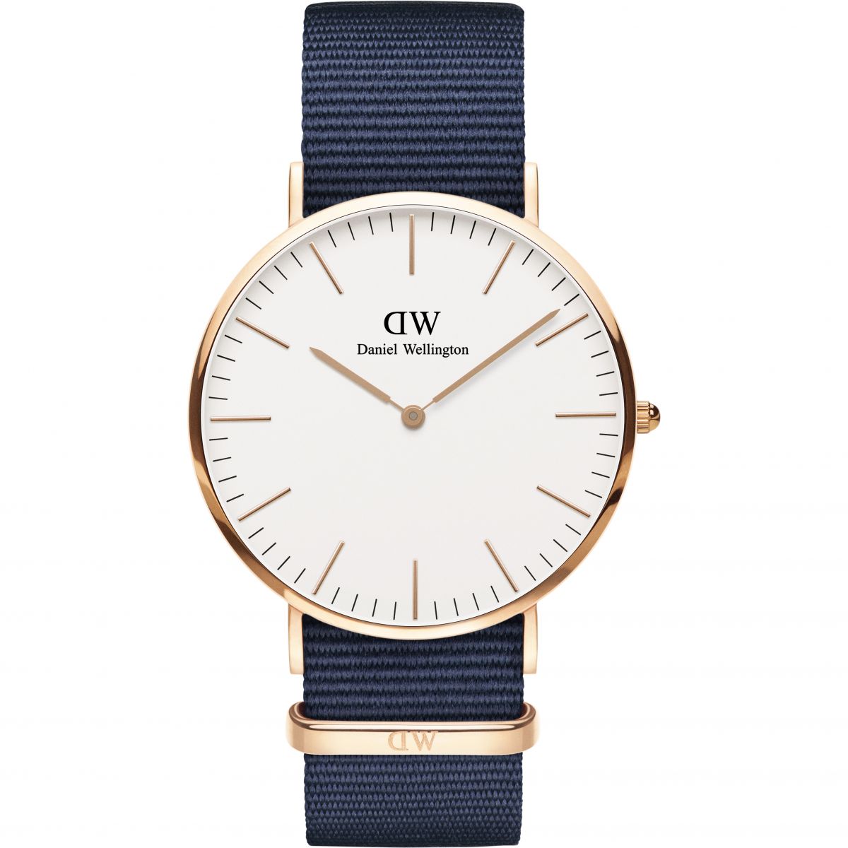 Daniel Wellington White Classic Bayswater 40mm Men's Gold Watch DW00100275 - Dawson Watches