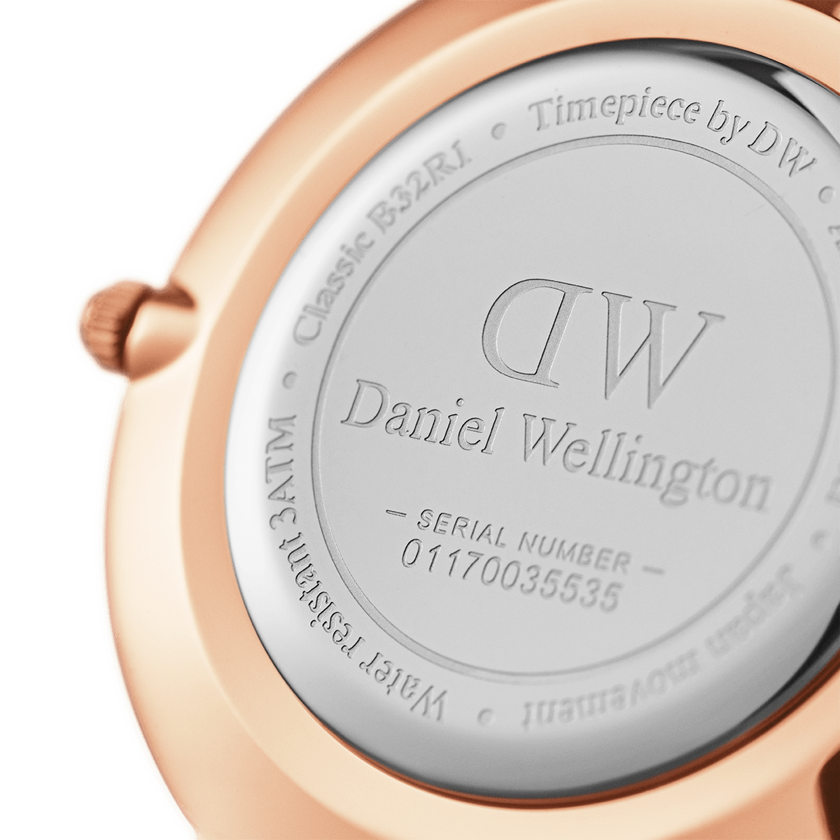 Daniel Wellington Petite Dover Black Dial 32mm Ladies Watch DW00100312