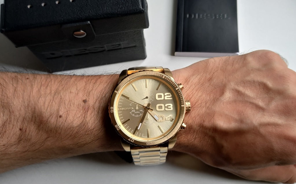 Diesel Big Daddy Gold Men's Watch DZ4268