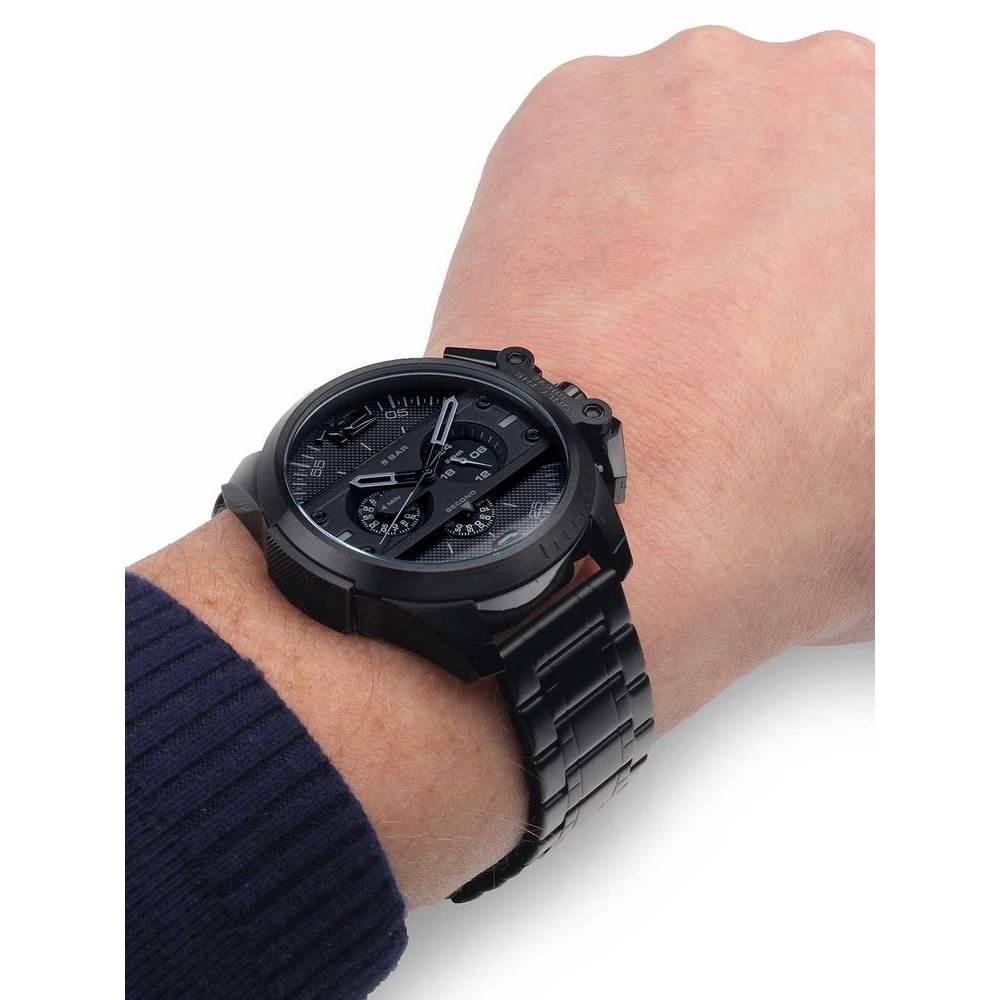 Diesel Ironside Chronograph Black Dial Black Ion-plated Men's Watch DZ4362