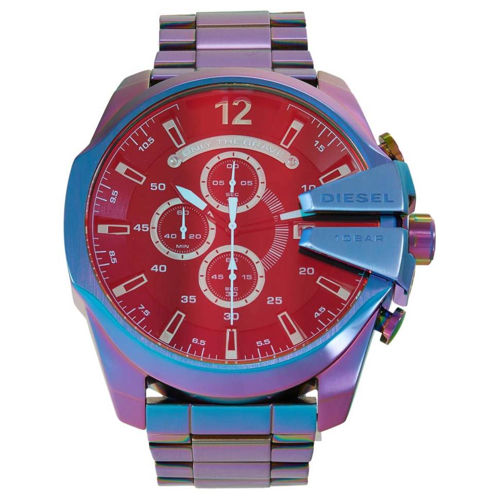 Diesel Mega Chief Rainbow Chrono Watch DZ4542