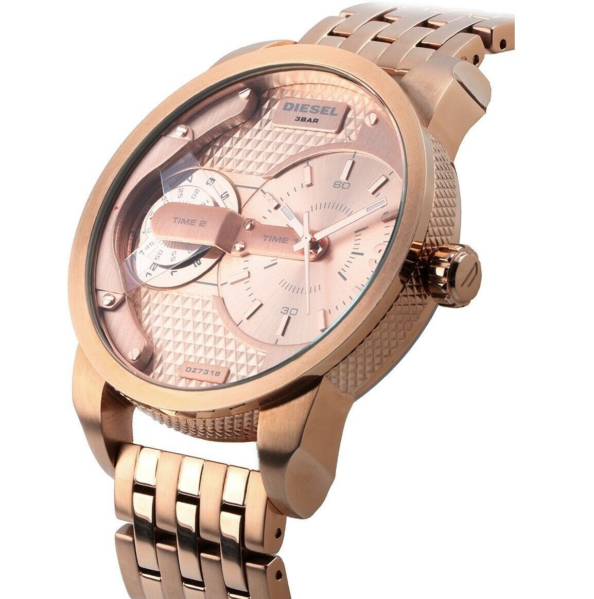 Diesel Daddy Rose Gold Unisex Watch DZ7318