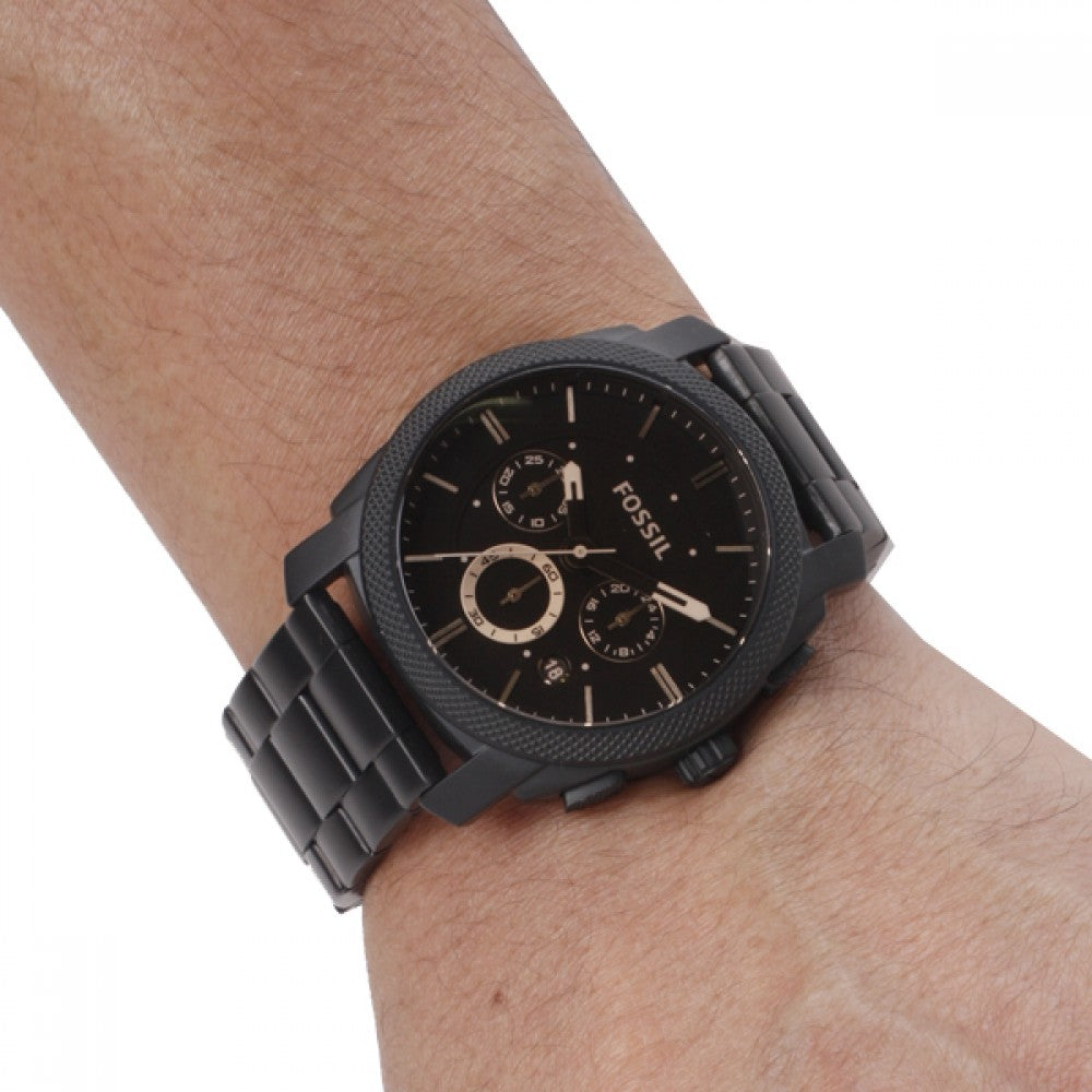 Fossil Machine Chronograph Dark Brown Dial Men's Watch FS4682