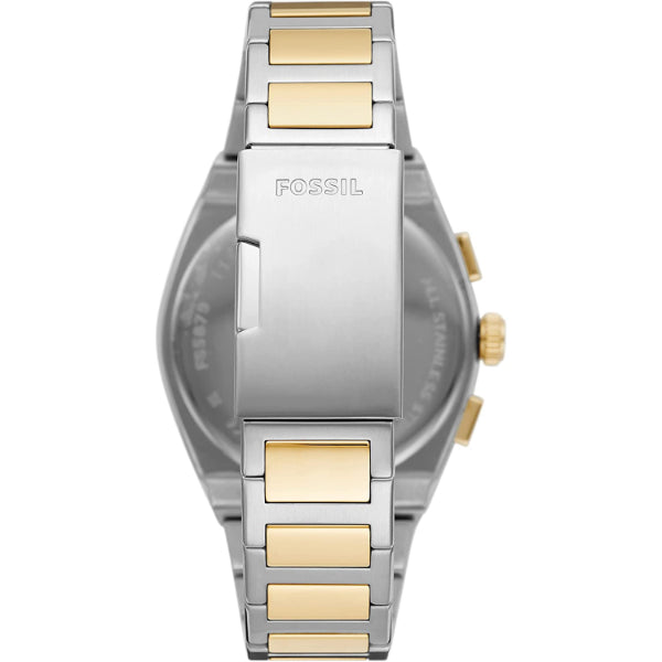 Fossil Everett Chronograph Quartz Cream Dial Men's Watch FS5796