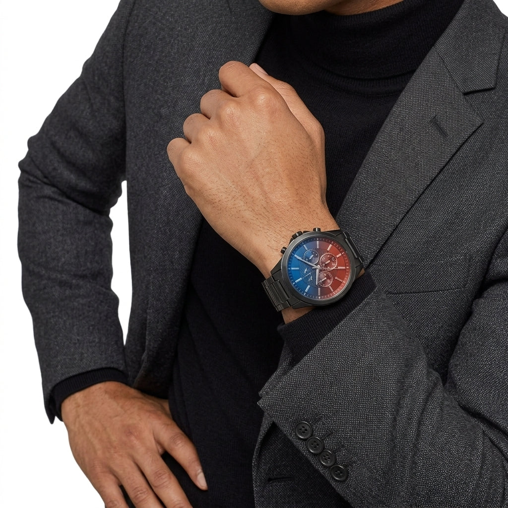 Armani Exchange Drexler Chronograph Black Men's Watch - AX2615