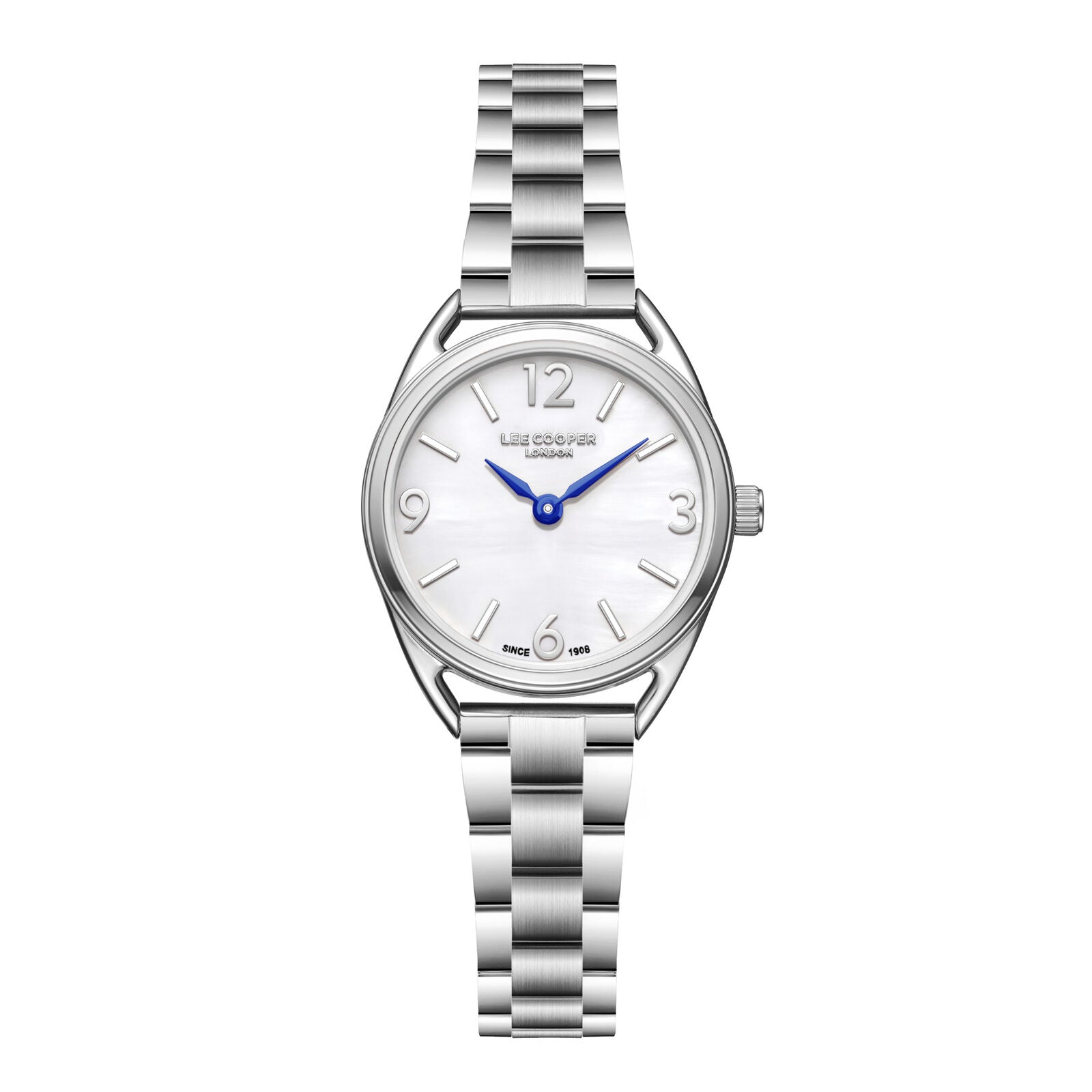Lee Cooper Nayla White MOP Dial Silver Watch - LC08265.320