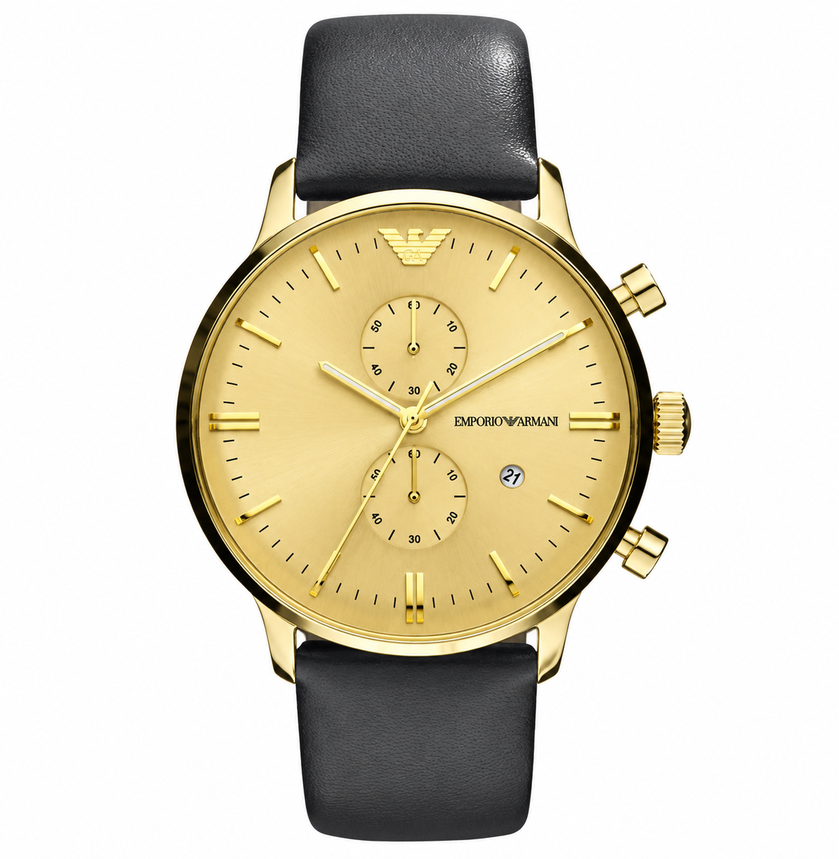 Emporio Armani Gianni Leather Watch AR0386