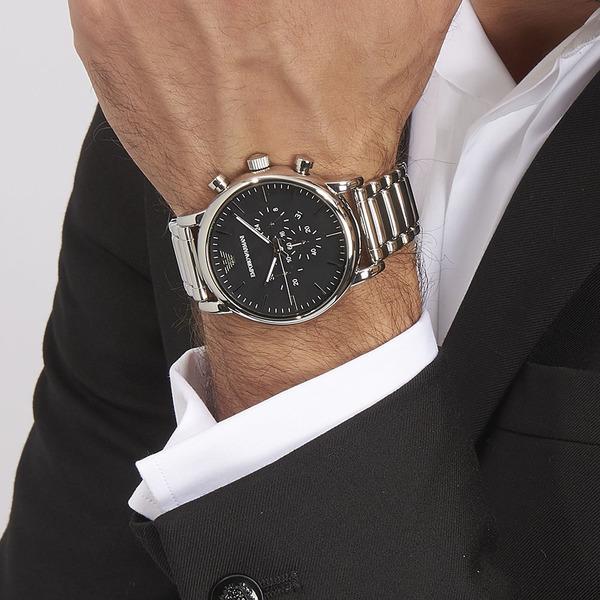 Emporio Armani Classic Chronograph Black Dial Men's Watch AR1894